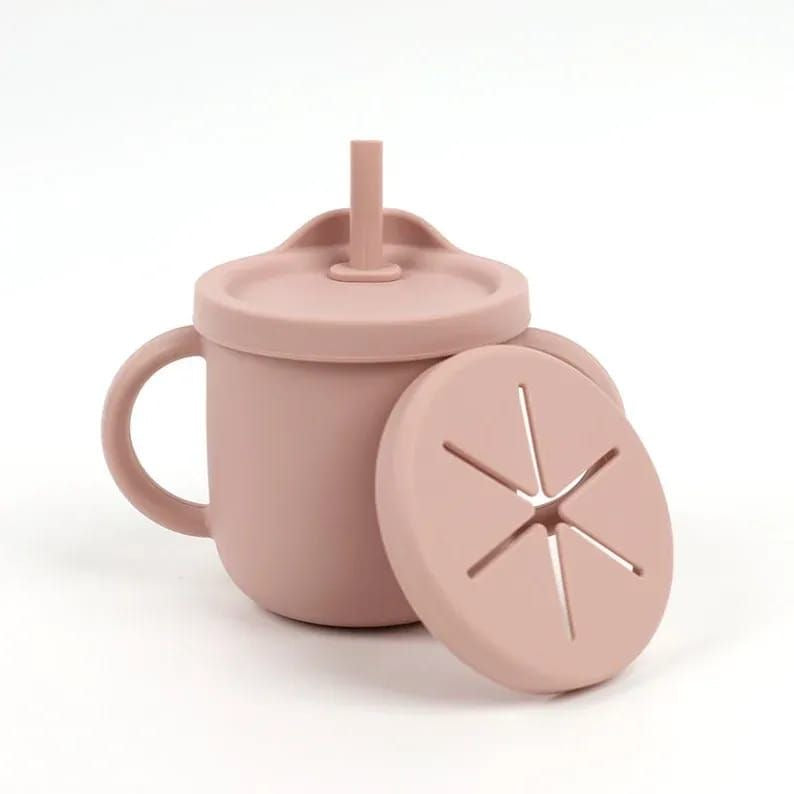 Snack cup 2 en 1 con popote