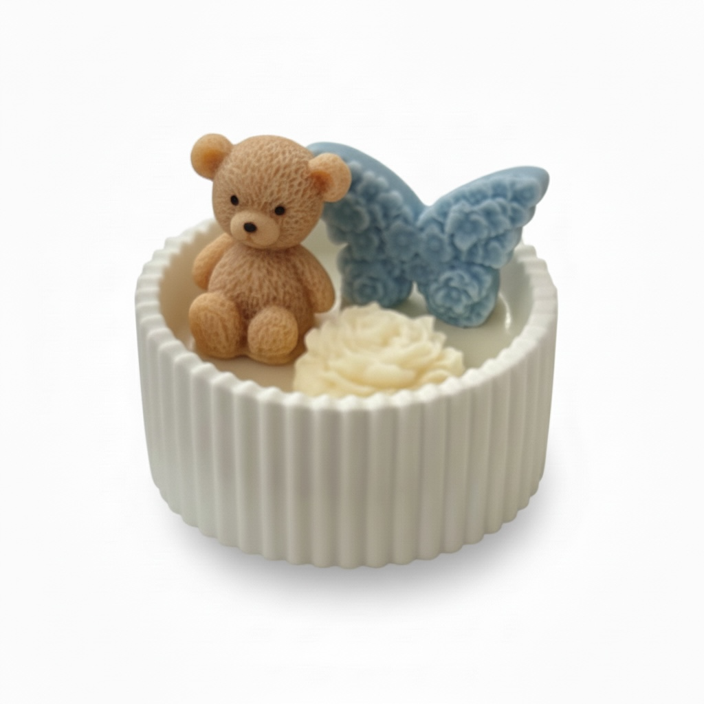 3 velitas a elegir más base de yeso