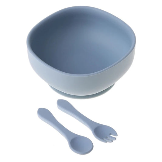 Bowl + Cubiertos de silicon