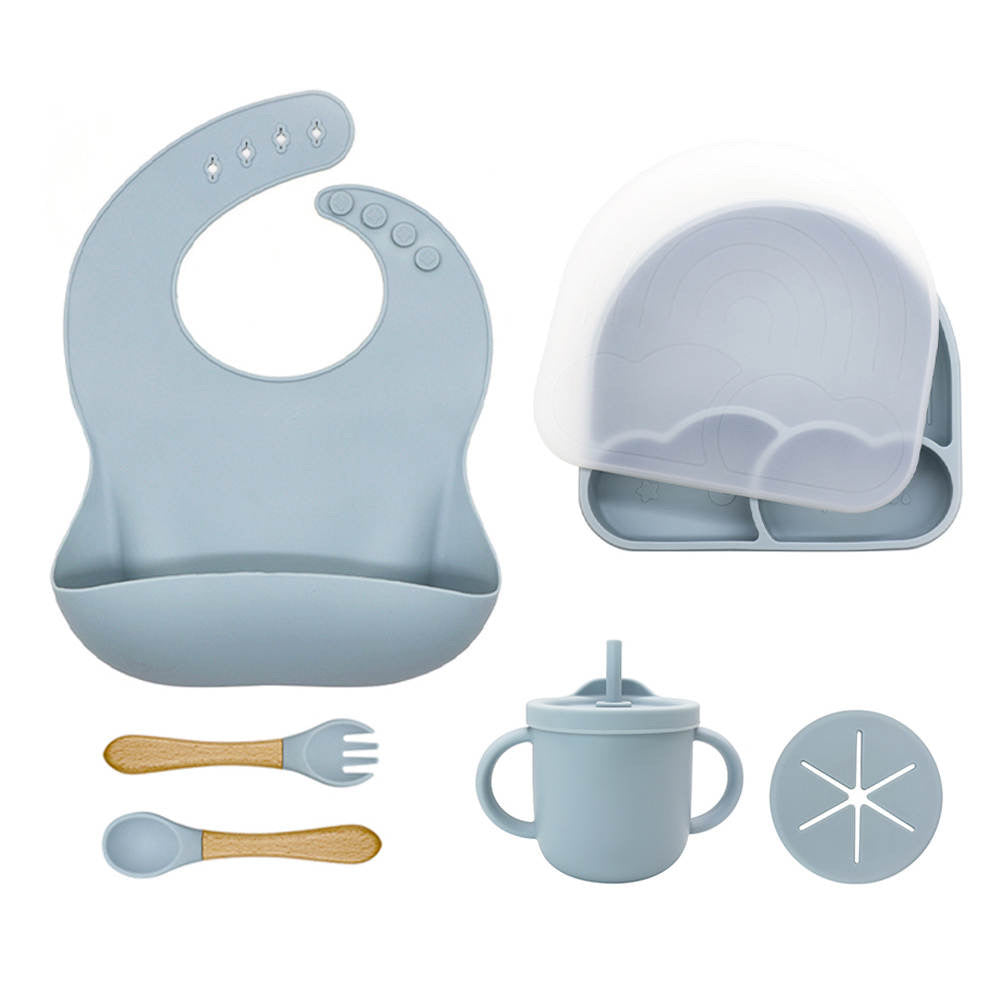 Set arcoíris azul cielo