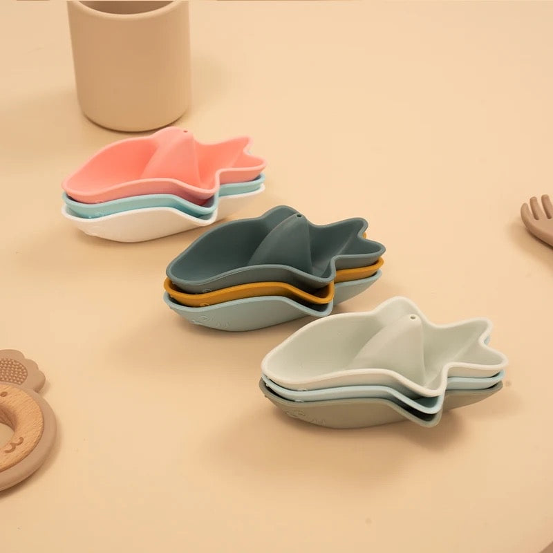 Barquitos flotantes de silicón