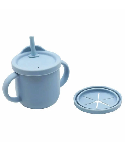 Snack cup 2 en 1 con popote