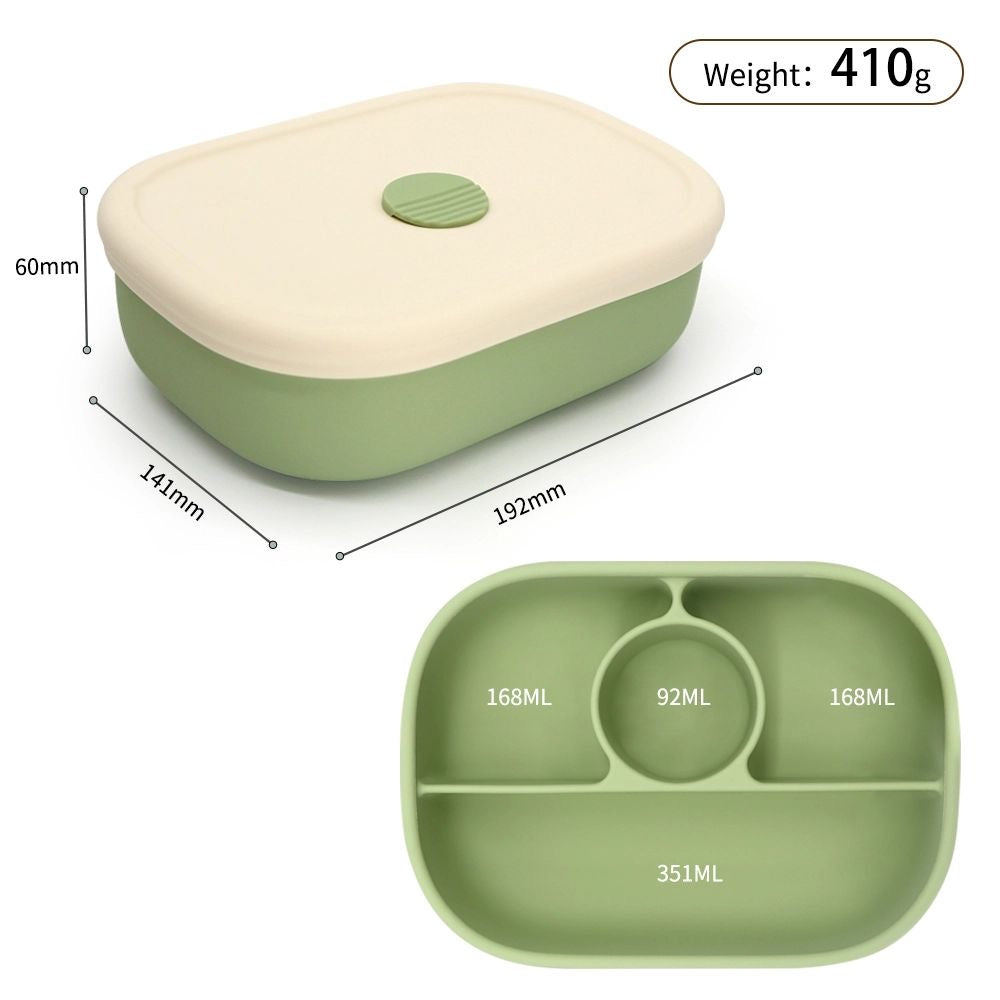 Contenedor de silicon con tapa