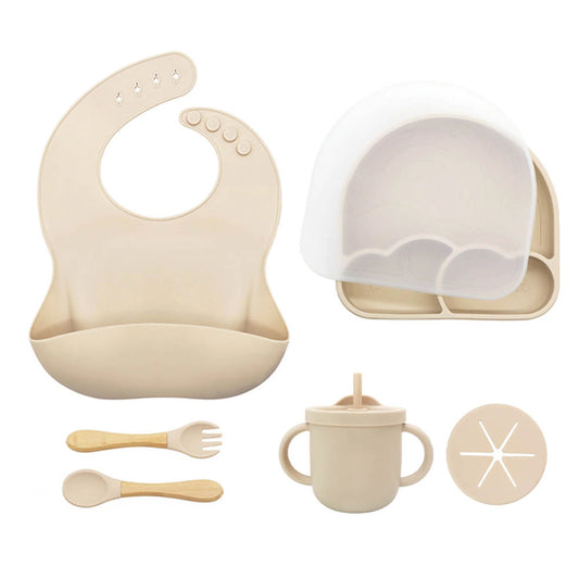 Set arcoíris Beige + mantel Rosa o Beige